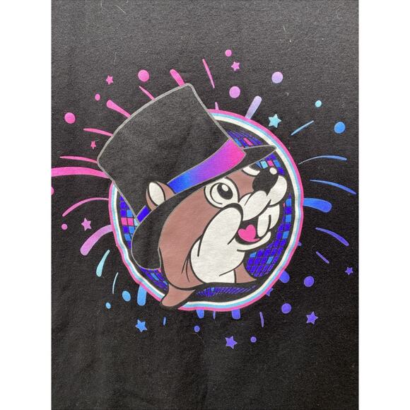 Buc ee’s 2023 New Years Eve. Black Short Sleeve T-shirt Men’s Small 34-36 - Picture 3 of 8